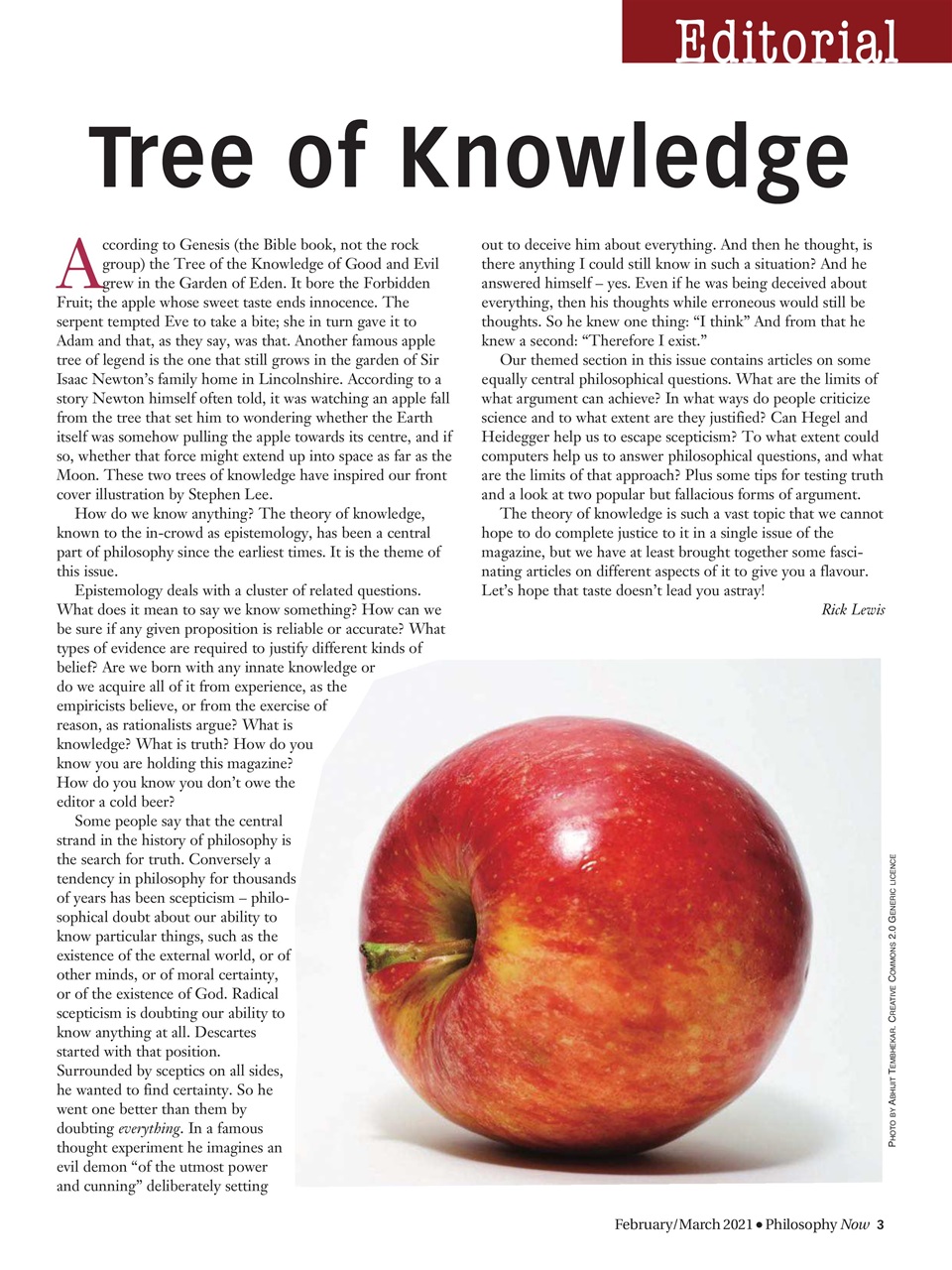 Philosophy Now Preview Pages