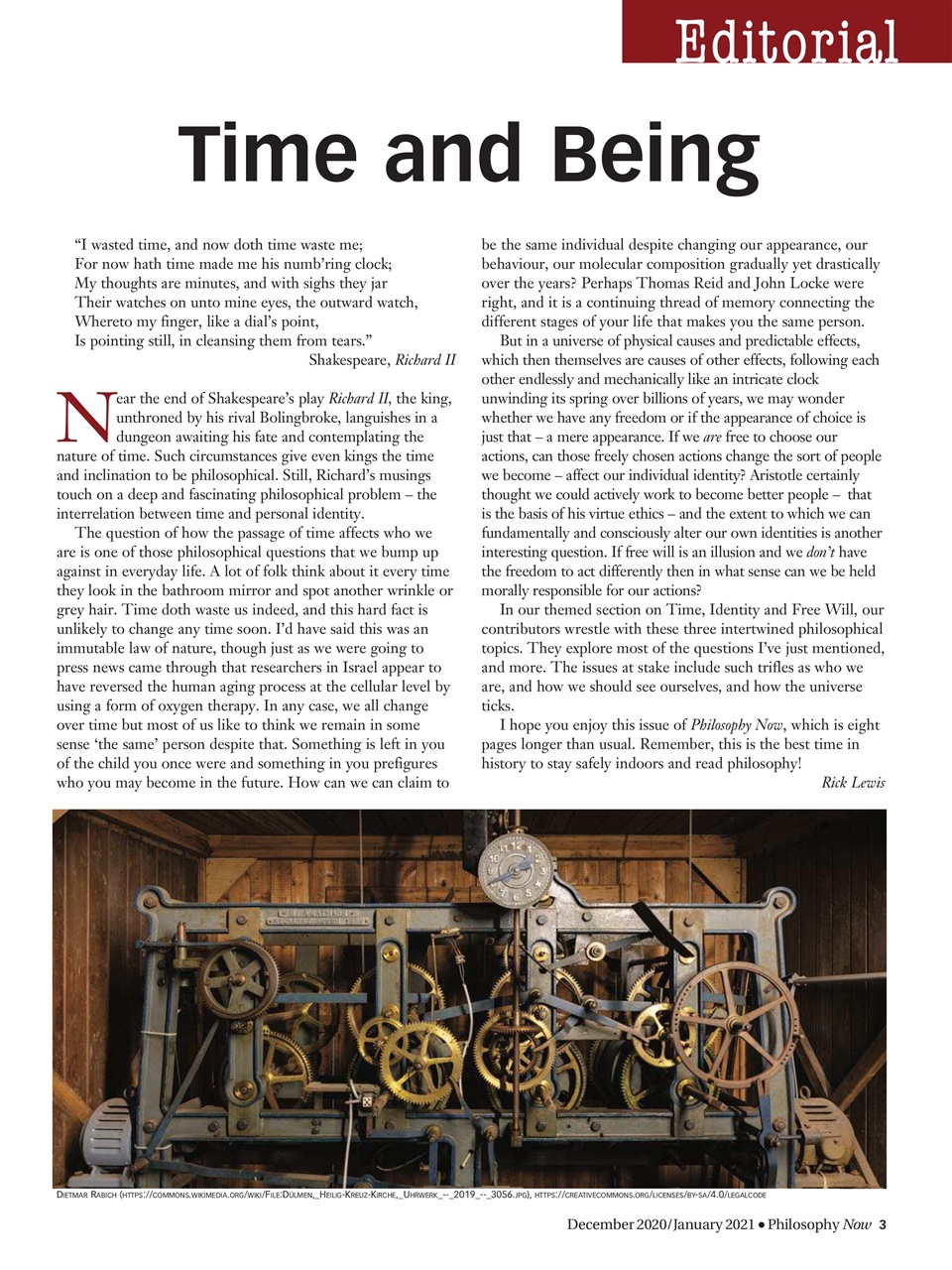 Philosophy Now Preview Pages