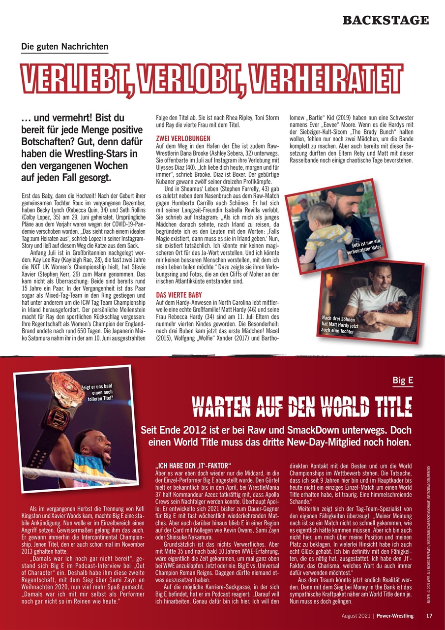 Power-Wrestling Preview Pages