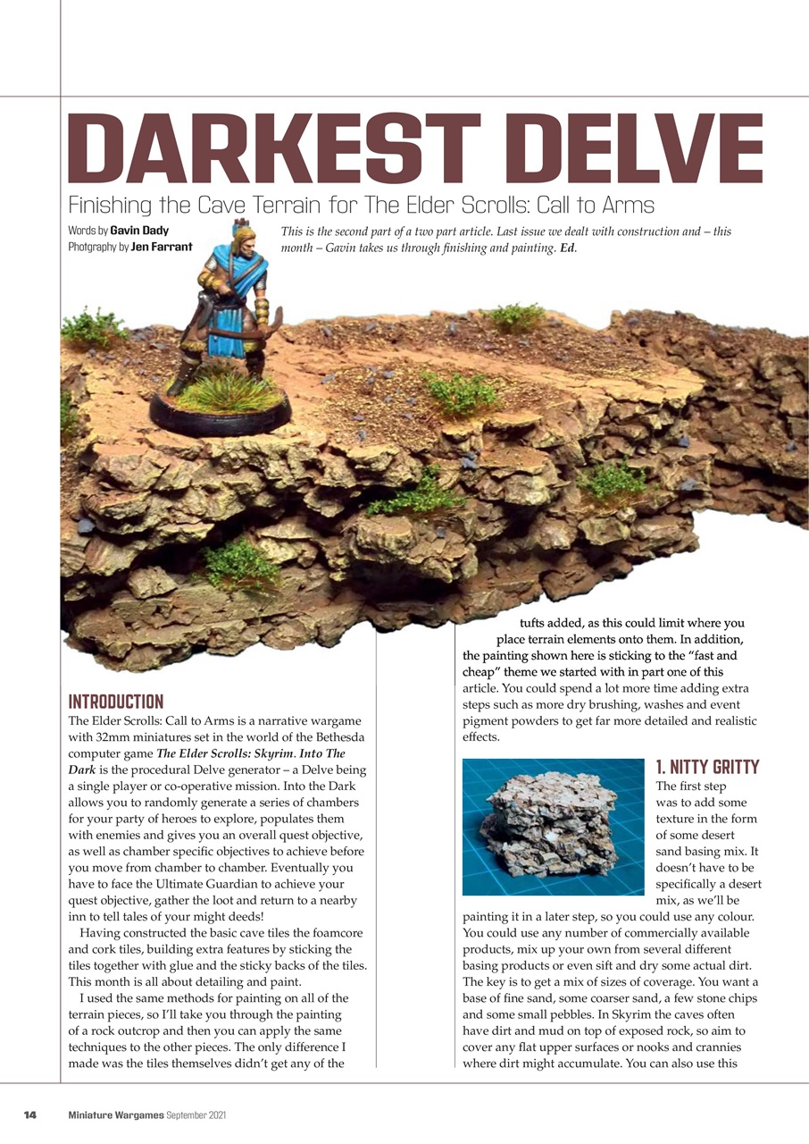 Miniature Wargames Preview Pages