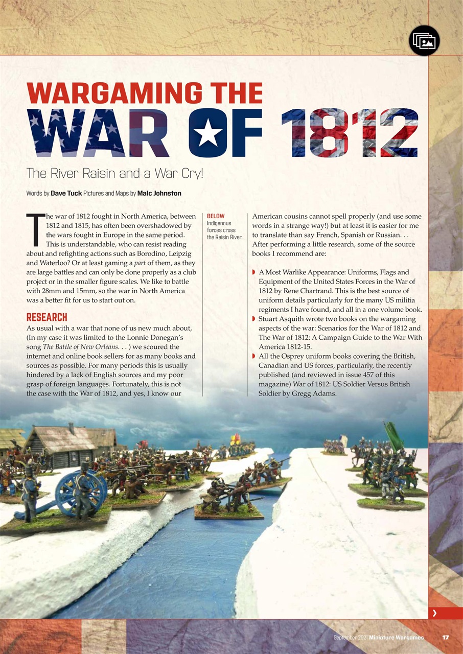 Miniature Wargames Preview Pages