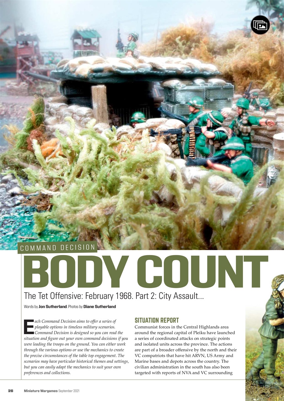 Miniature Wargames Preview Pages