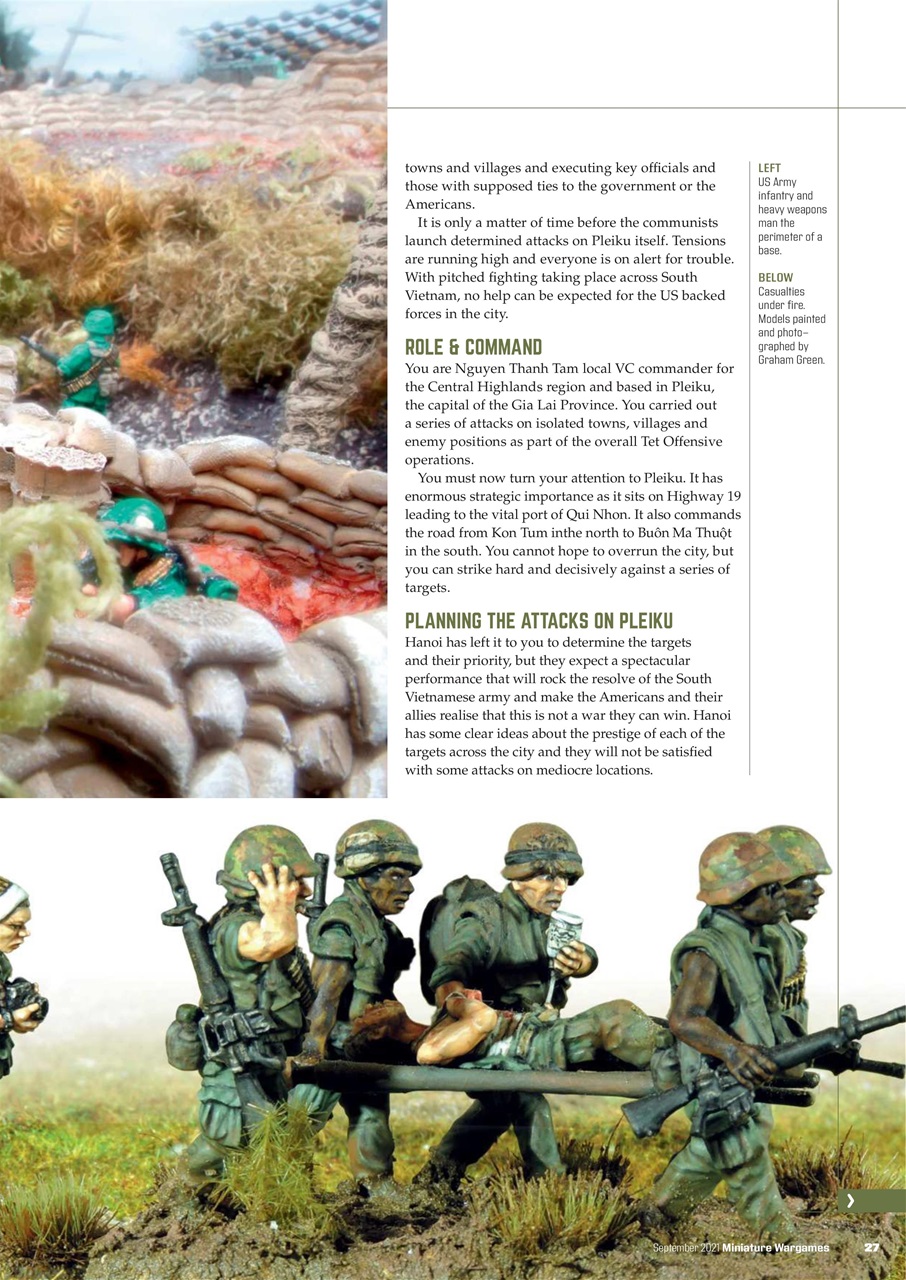 Miniature Wargames Preview Pages