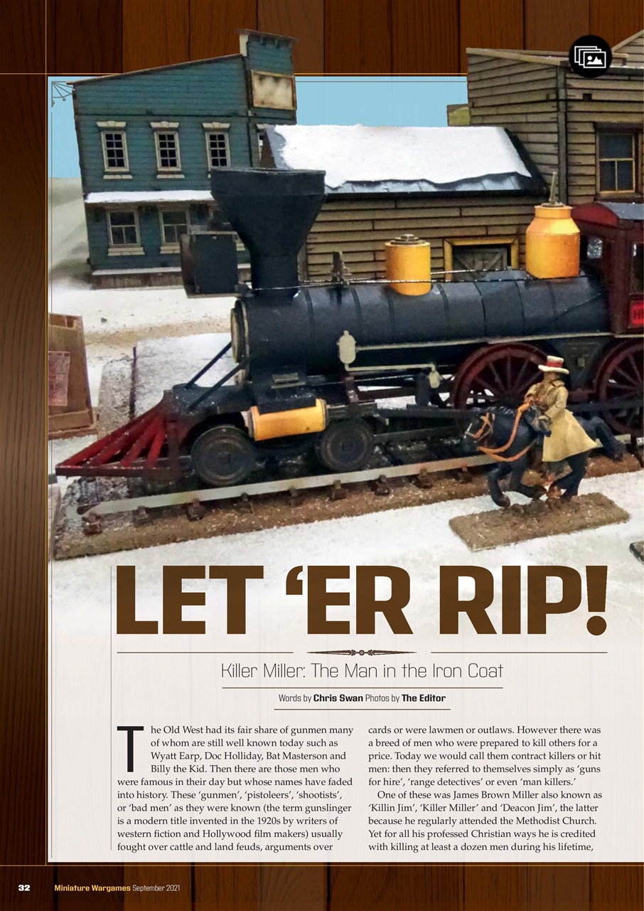Miniature Wargames Preview Pages