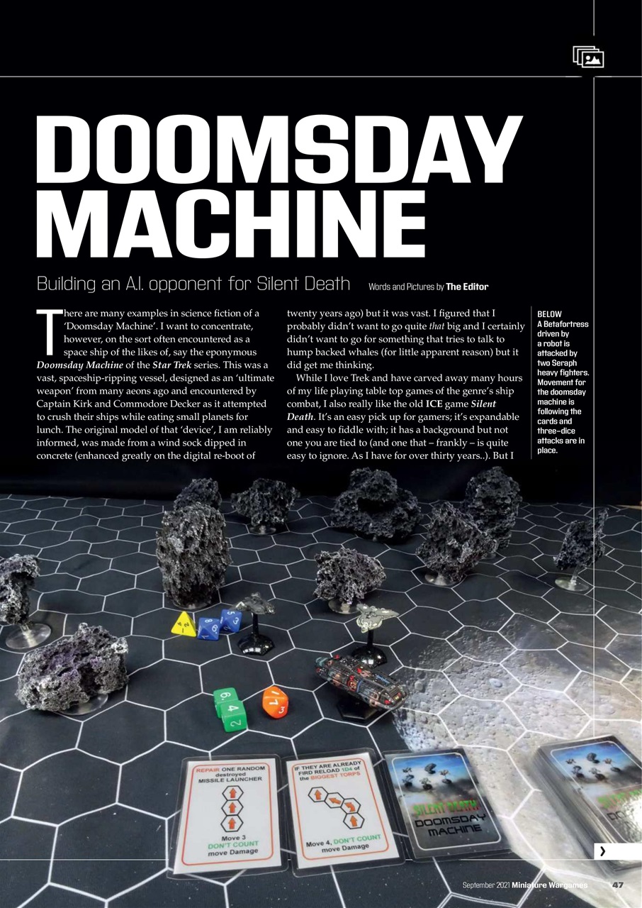 Miniature Wargames Preview Pages
