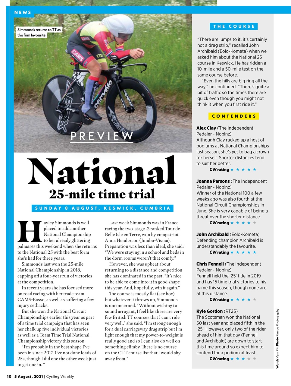 Cycling Weekly Preview Pages
