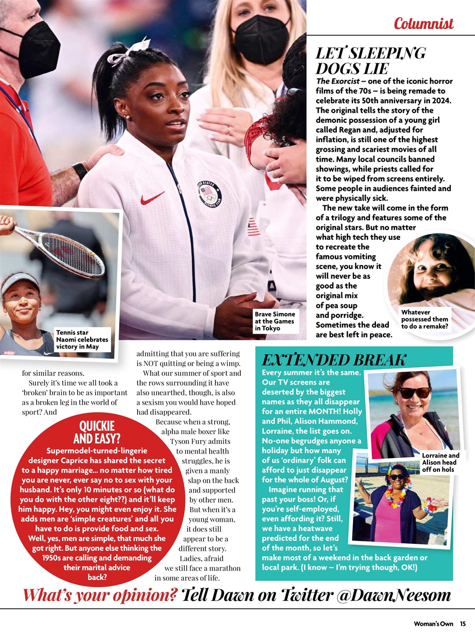 Woman's Own Preview Pages