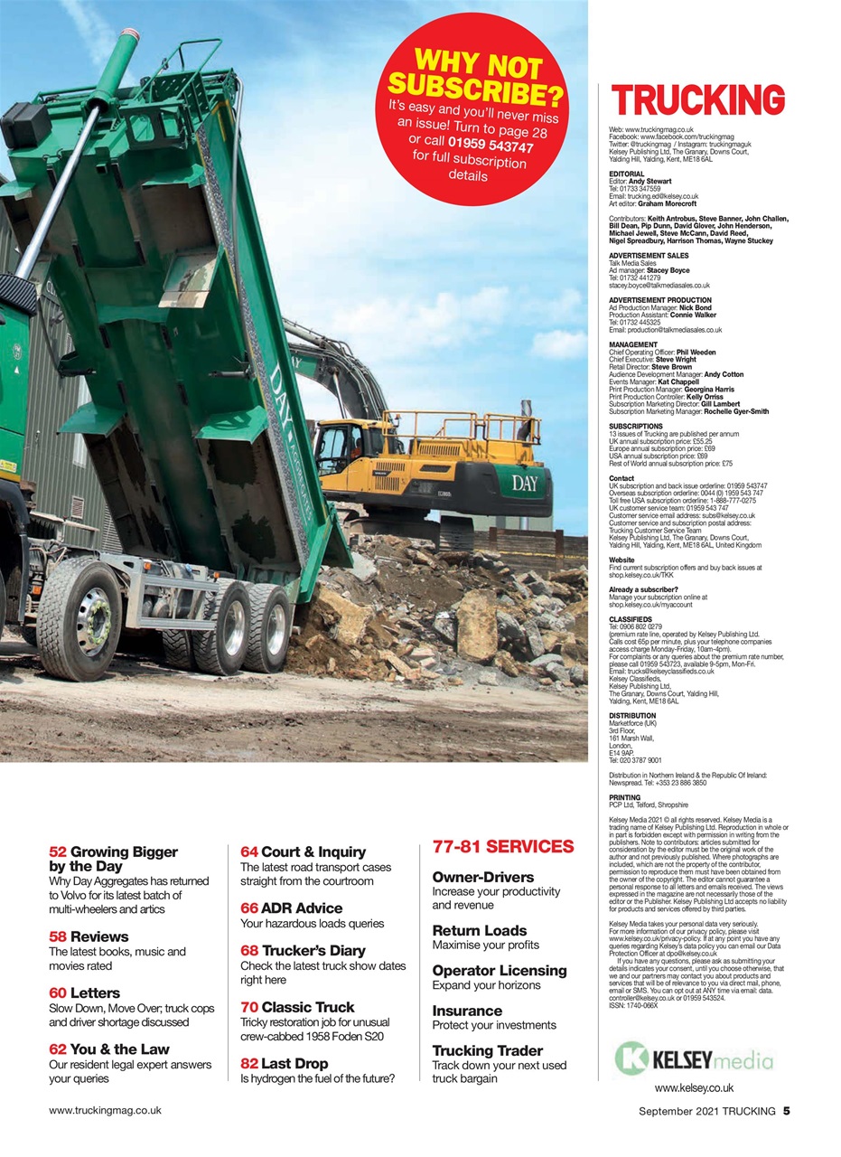 Trucking Magazine Preview Pages