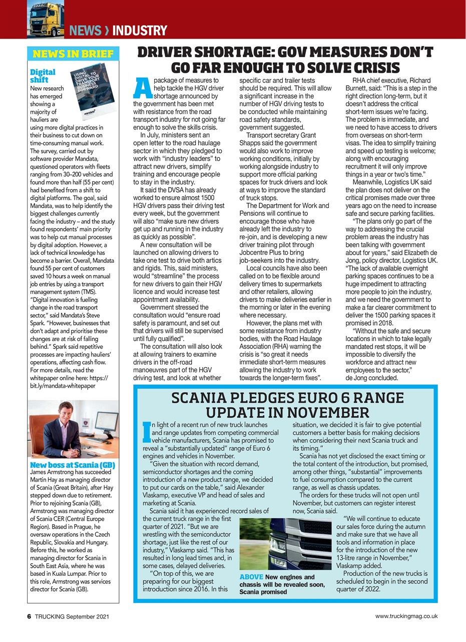 Trucking Magazine Preview Pages