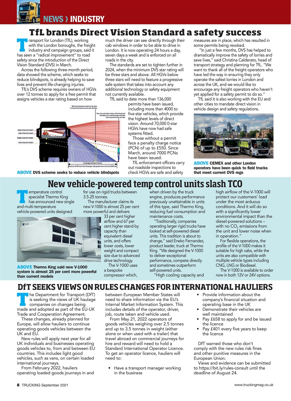 Trucking Magazine Preview Pages