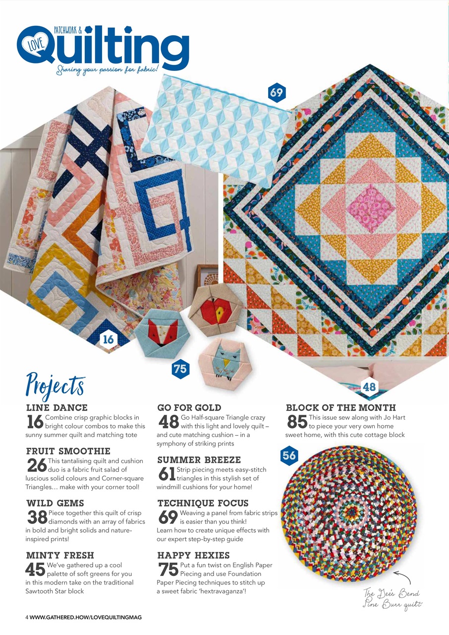 Love Patchwork & Quilting Preview Pages
