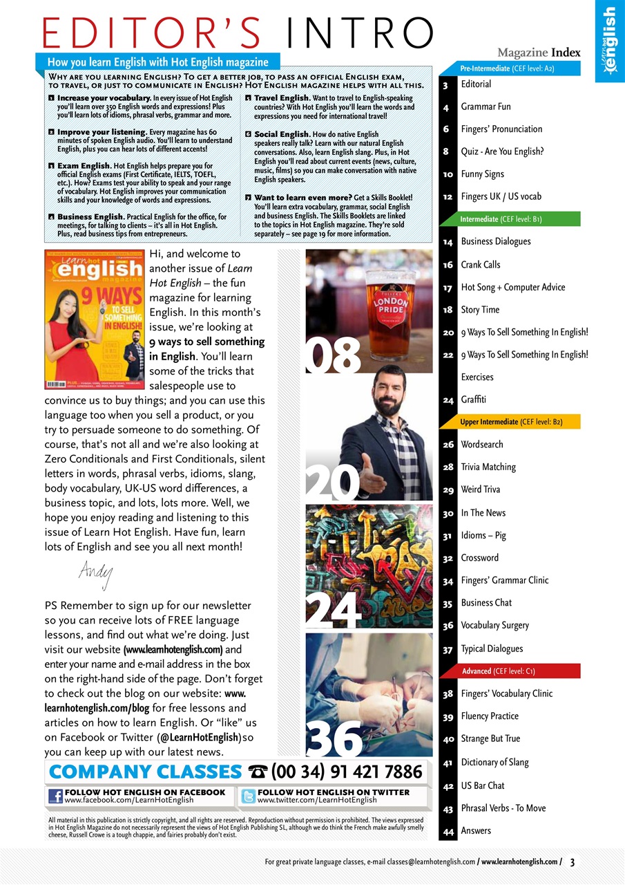 Learn Hot English Preview Pages