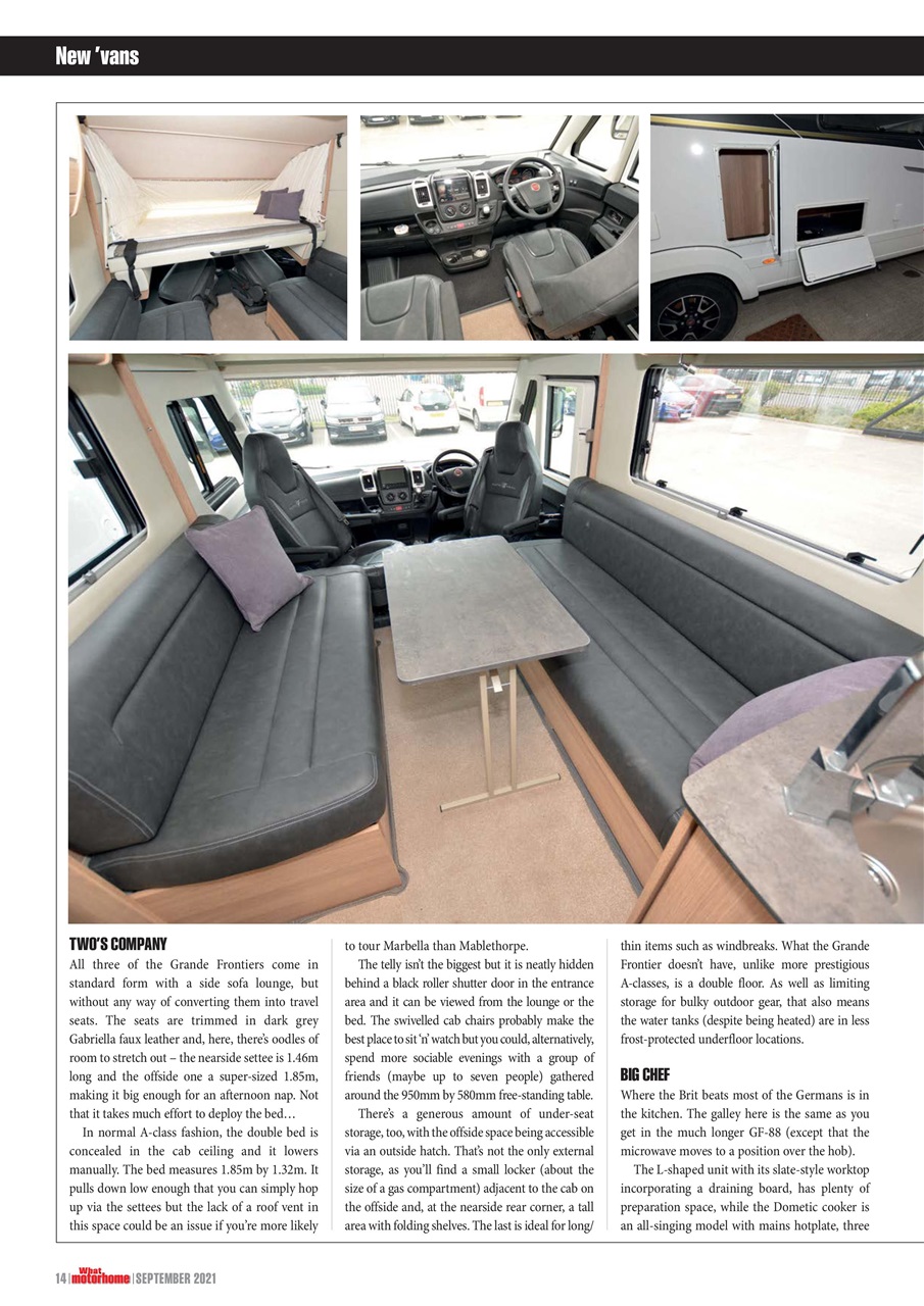 What Motorhome magazine Preview Pages