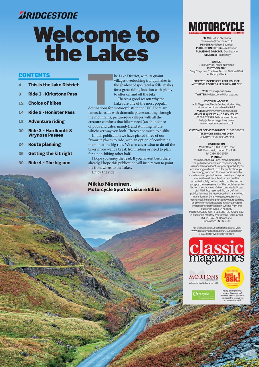 Motorcycle Sport & Leisure Preview Pages