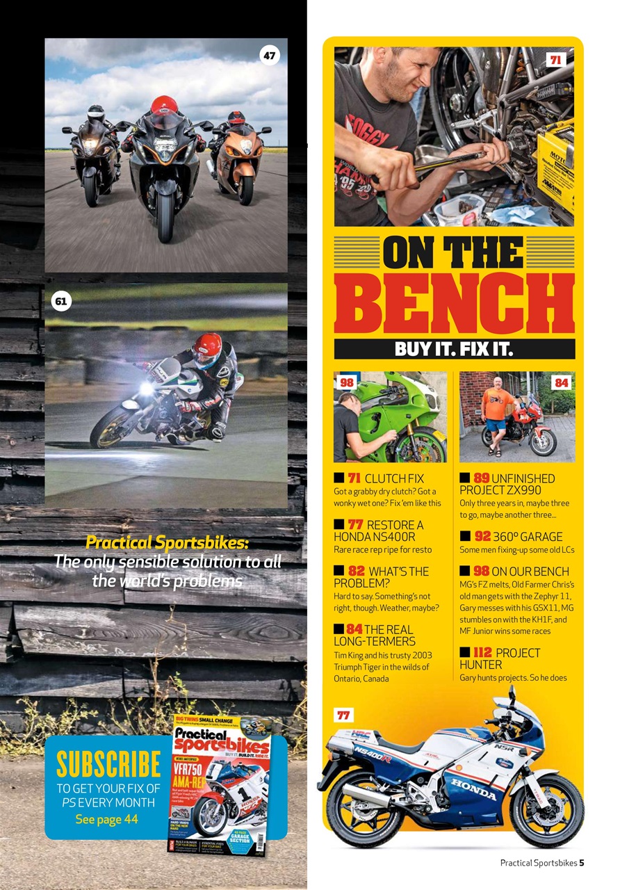 Practical Sportsbikes Preview Pages