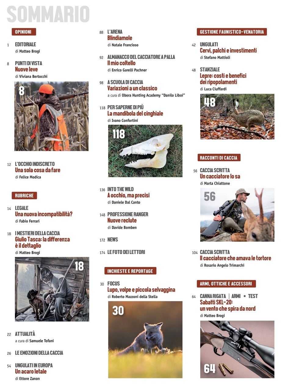 Caccia Magazine Preview Pages