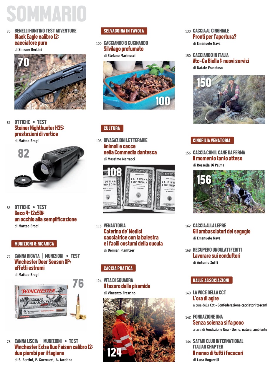 Caccia Magazine Preview Pages