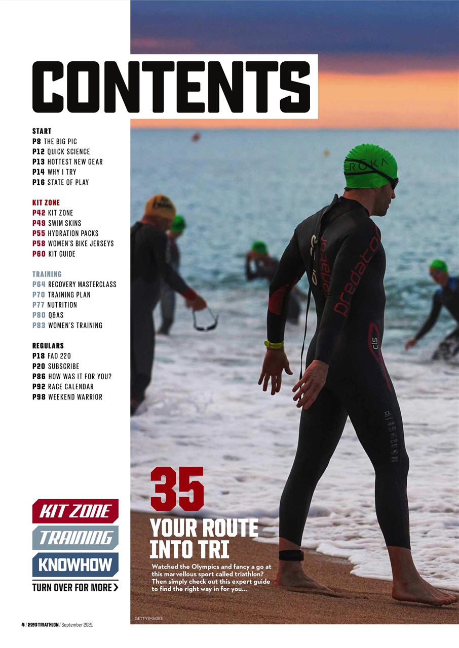 220 Triathlon Magazine Preview Pages
