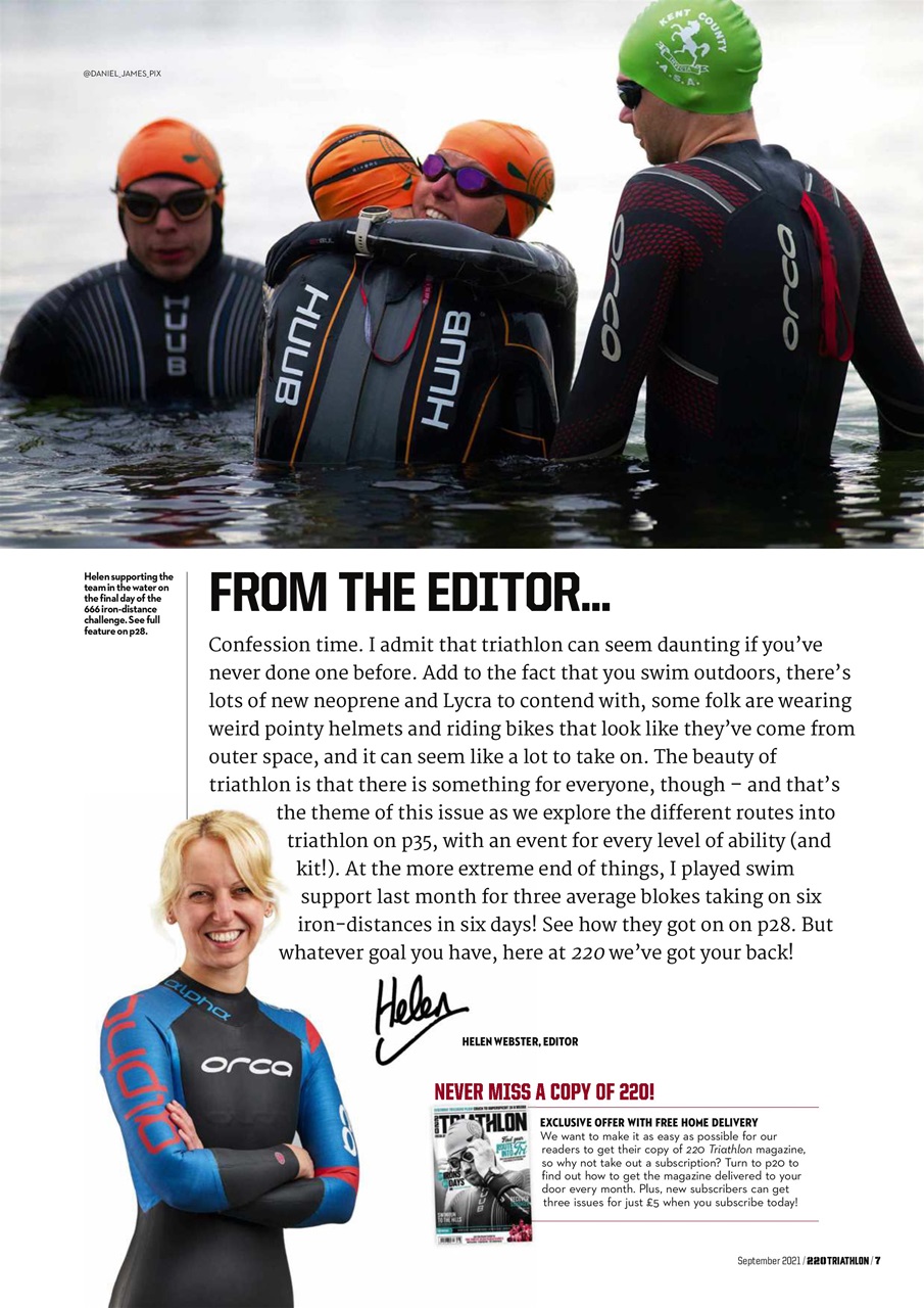 220 Triathlon Magazine Preview Pages