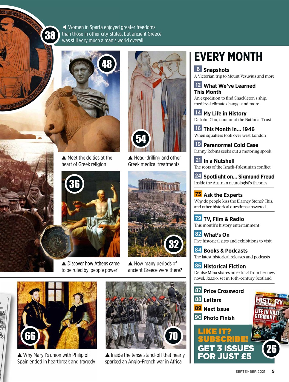 BBC History Revealed Magazine Preview Pages