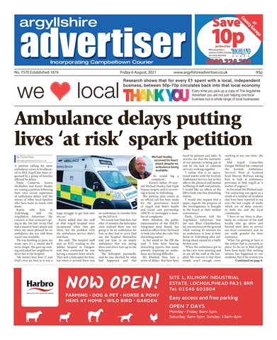 Argyllshire Advertiser issue 06/08/2021