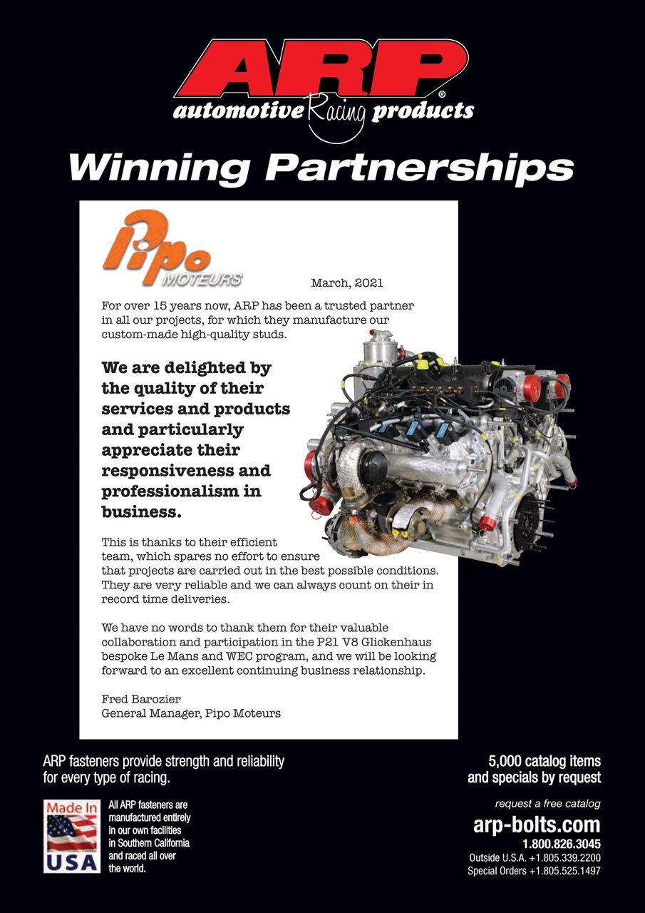 Race Engine Technology Preview Pages