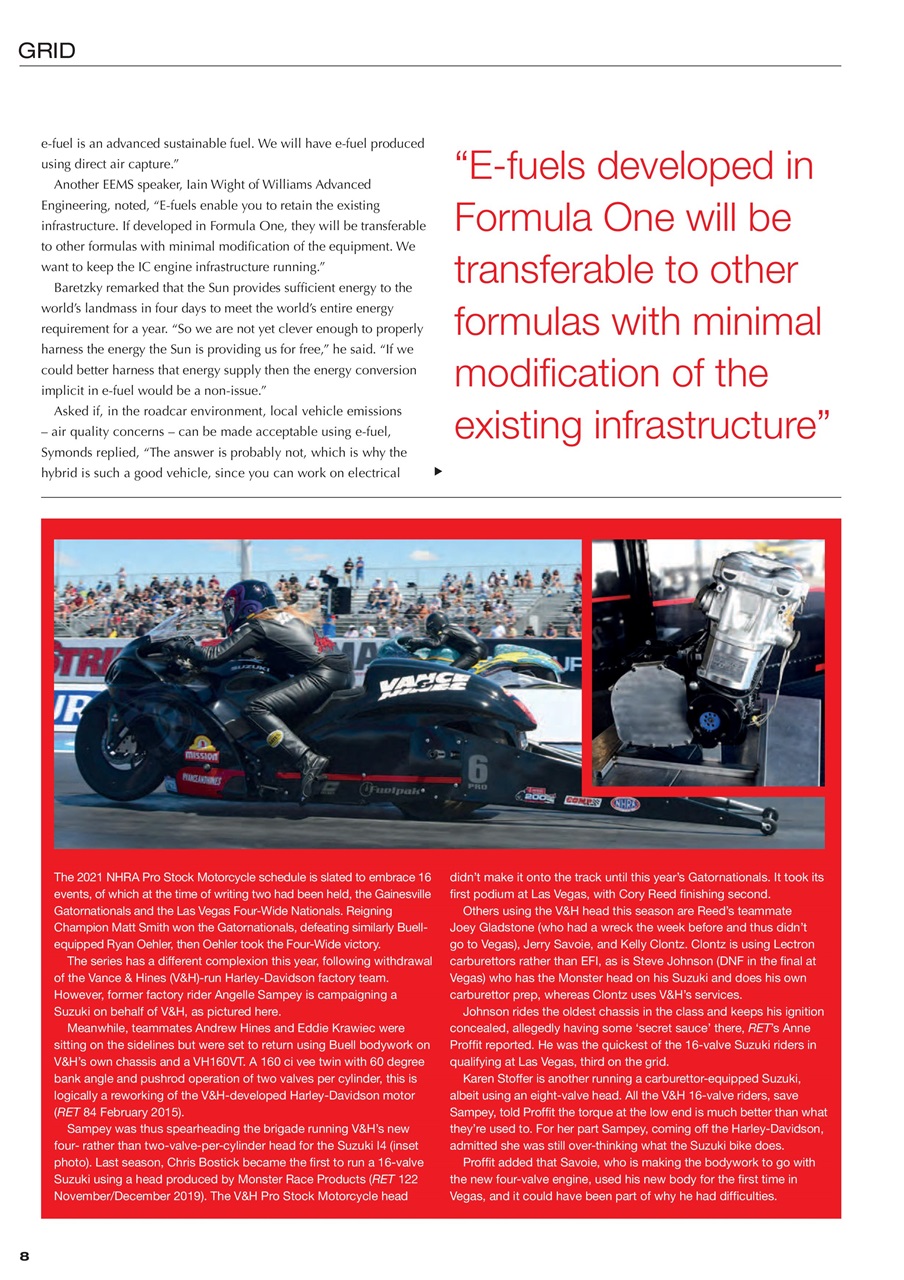 Race Engine Technology Preview Pages