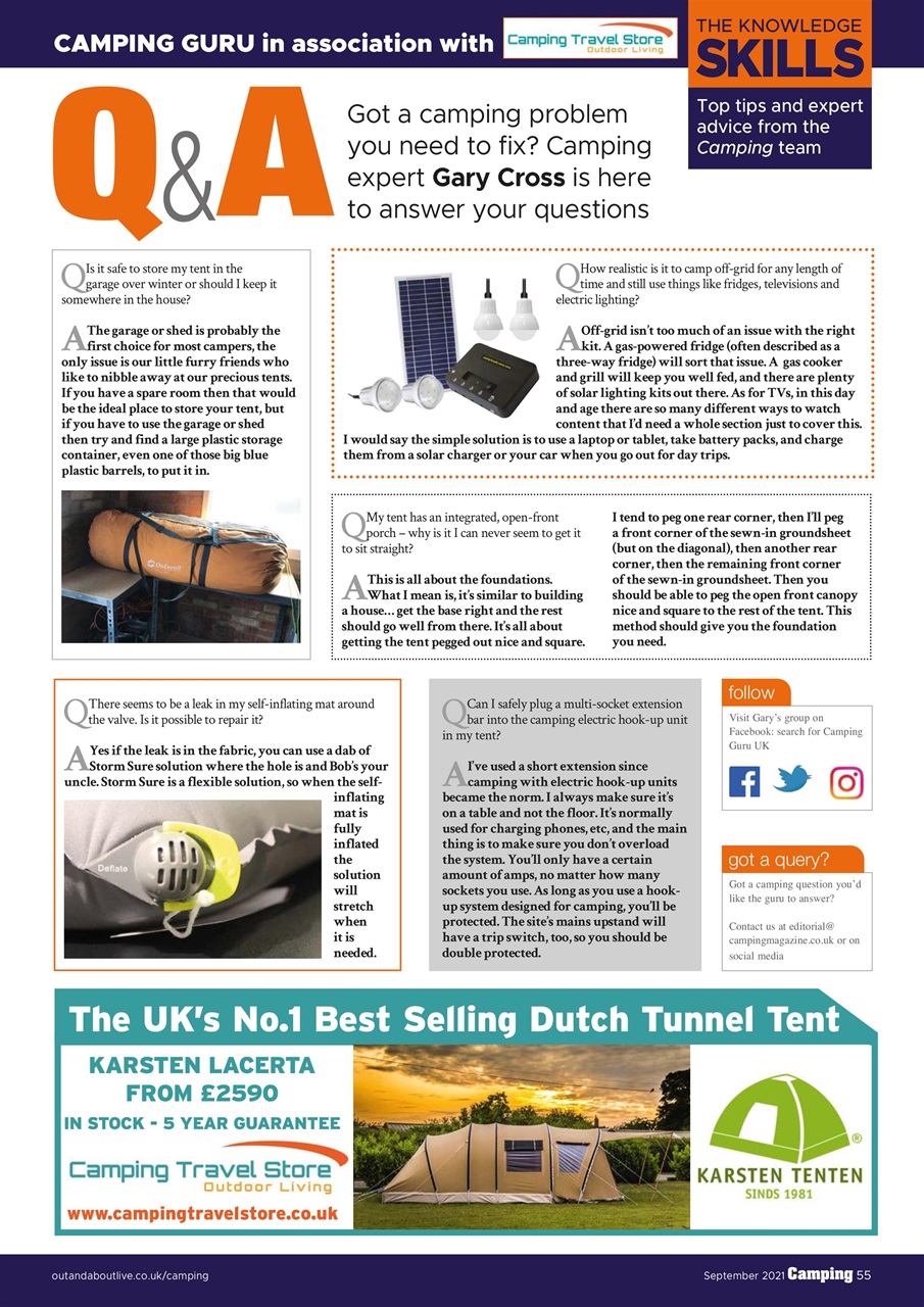 Camping Preview Pages