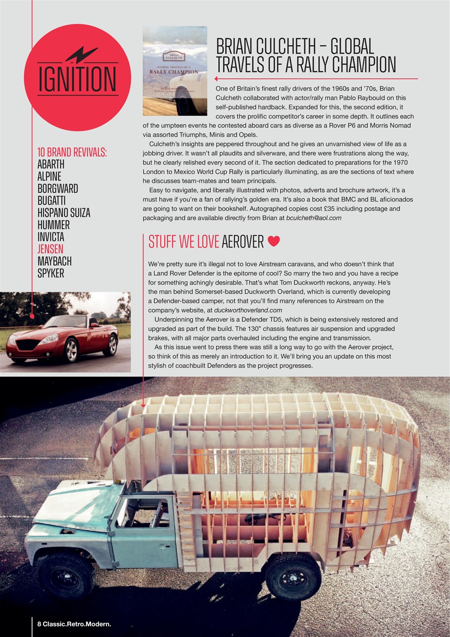 Classic Retro Modern Magazine Preview Pages
