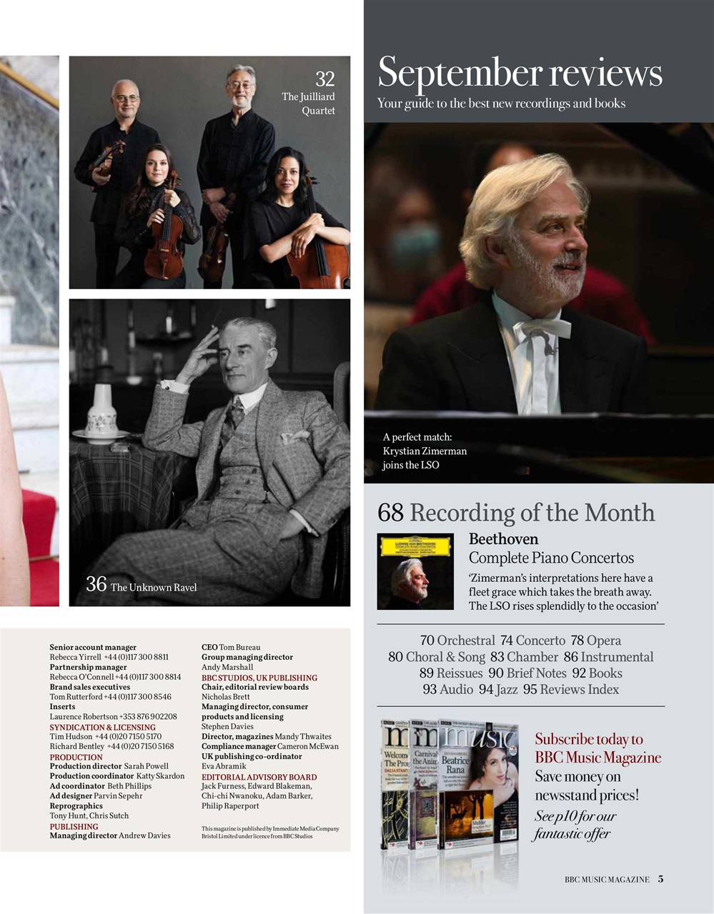 BBC Music Magazine Preview Pages