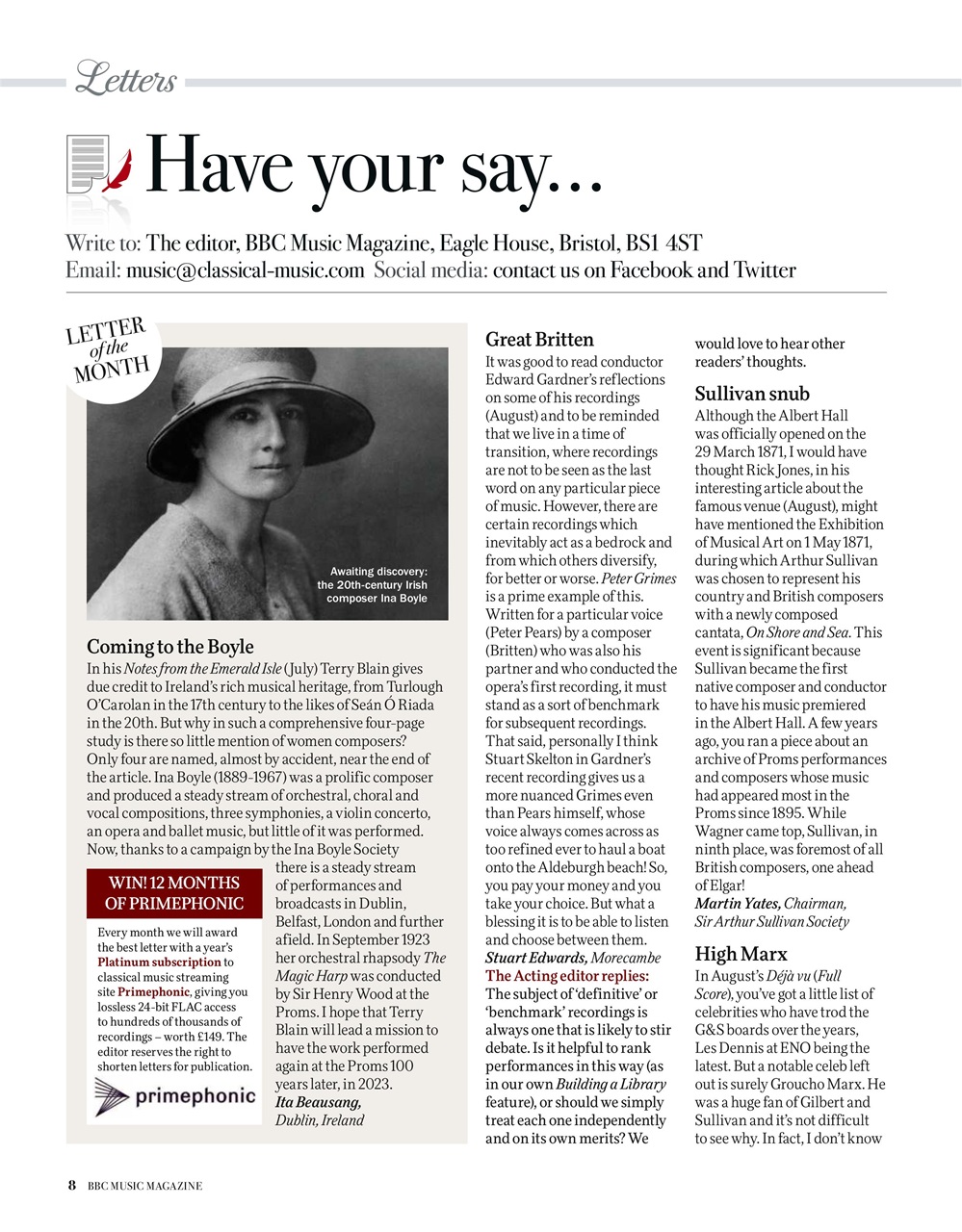 BBC Music Magazine Preview Pages