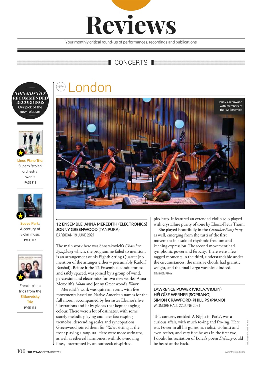 The Strad Preview Pages