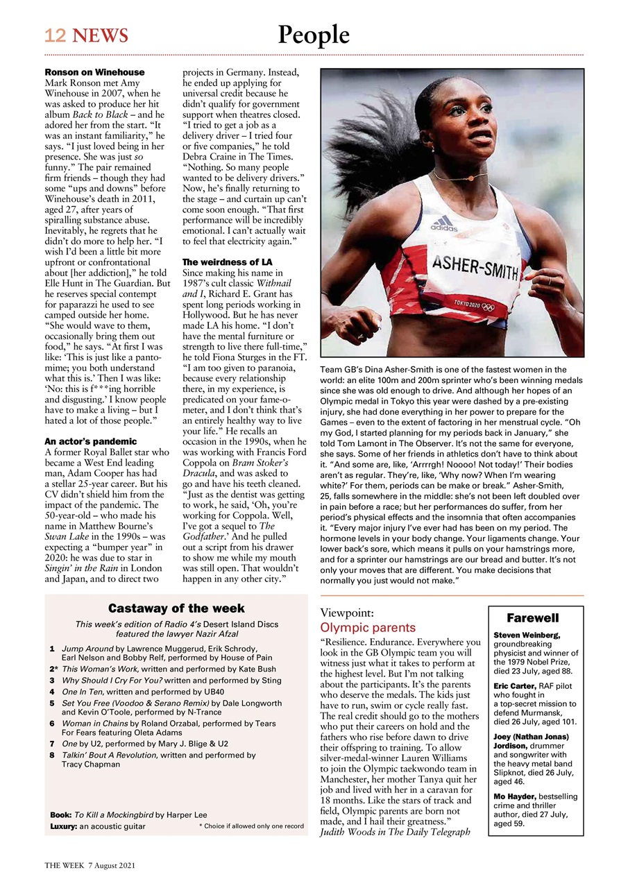 The Week Preview Pages
