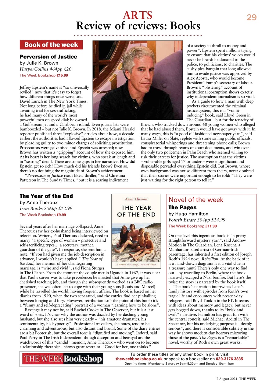 The Week Preview Pages