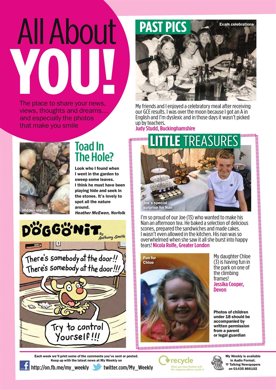 My Weekly Preview Pages