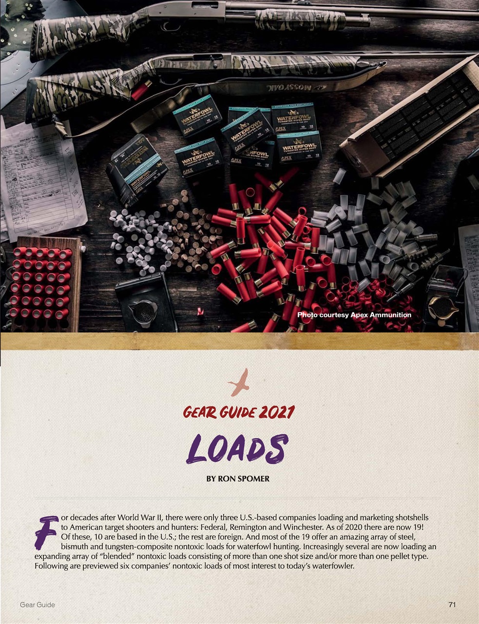 American Waterfowler Preview Pages