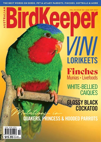Australian Birdkeeper Magazine issue Vol 34 Issue 10