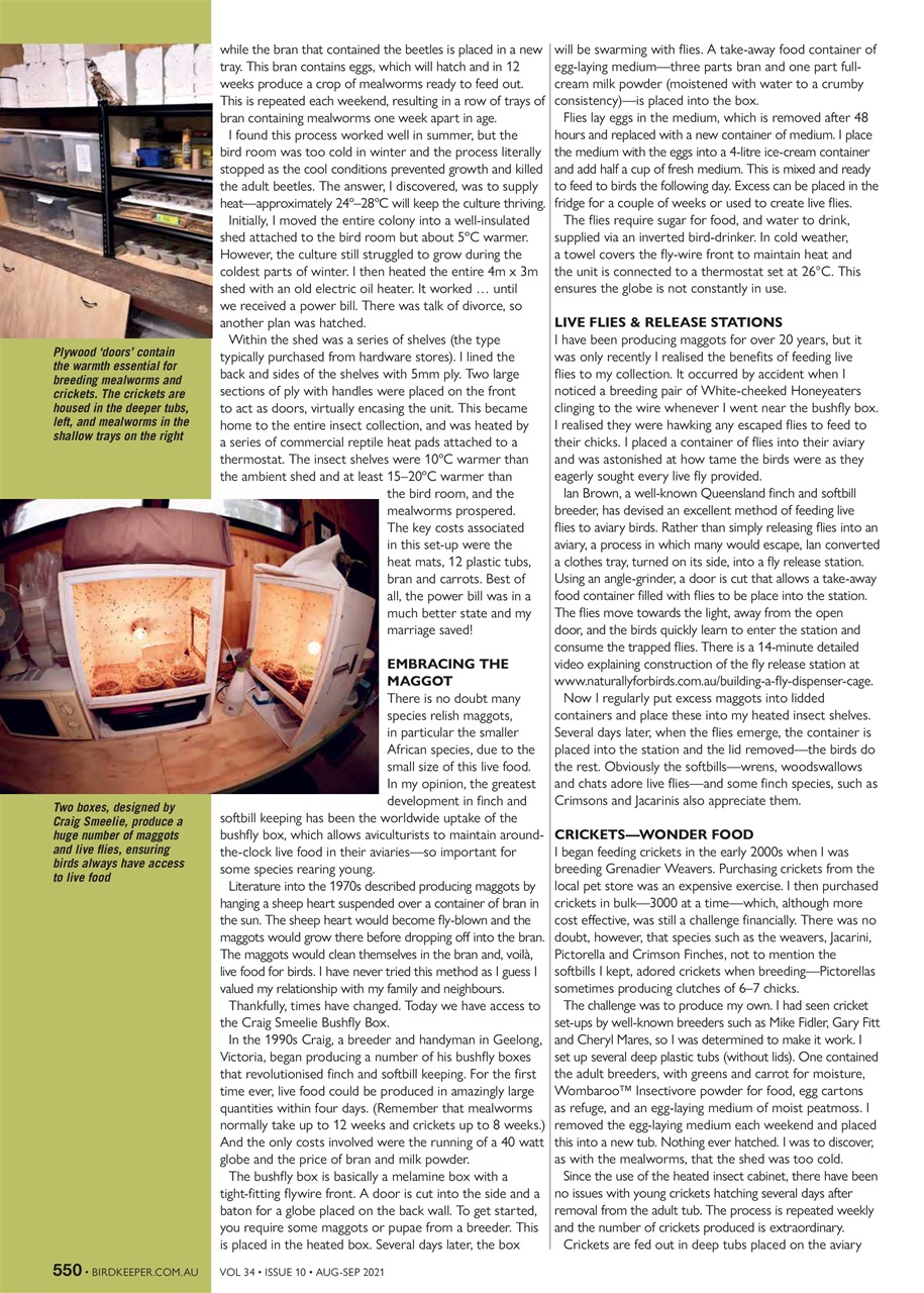 Australian Birdkeeper Magazine Preview Pages
