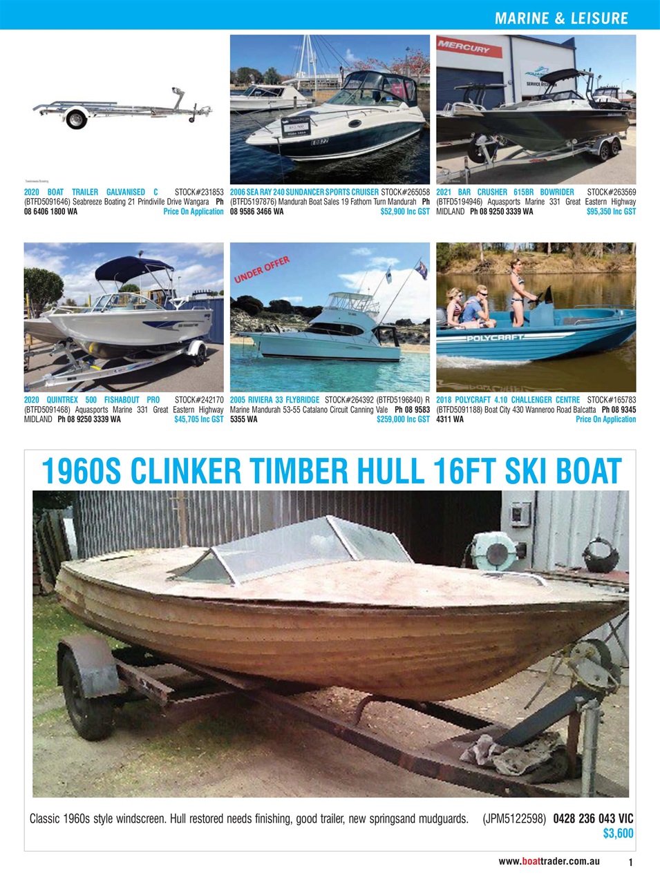 Boat Trader Australia Preview Pages