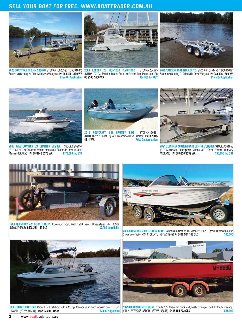 Boat Trader Australia Preview Pages