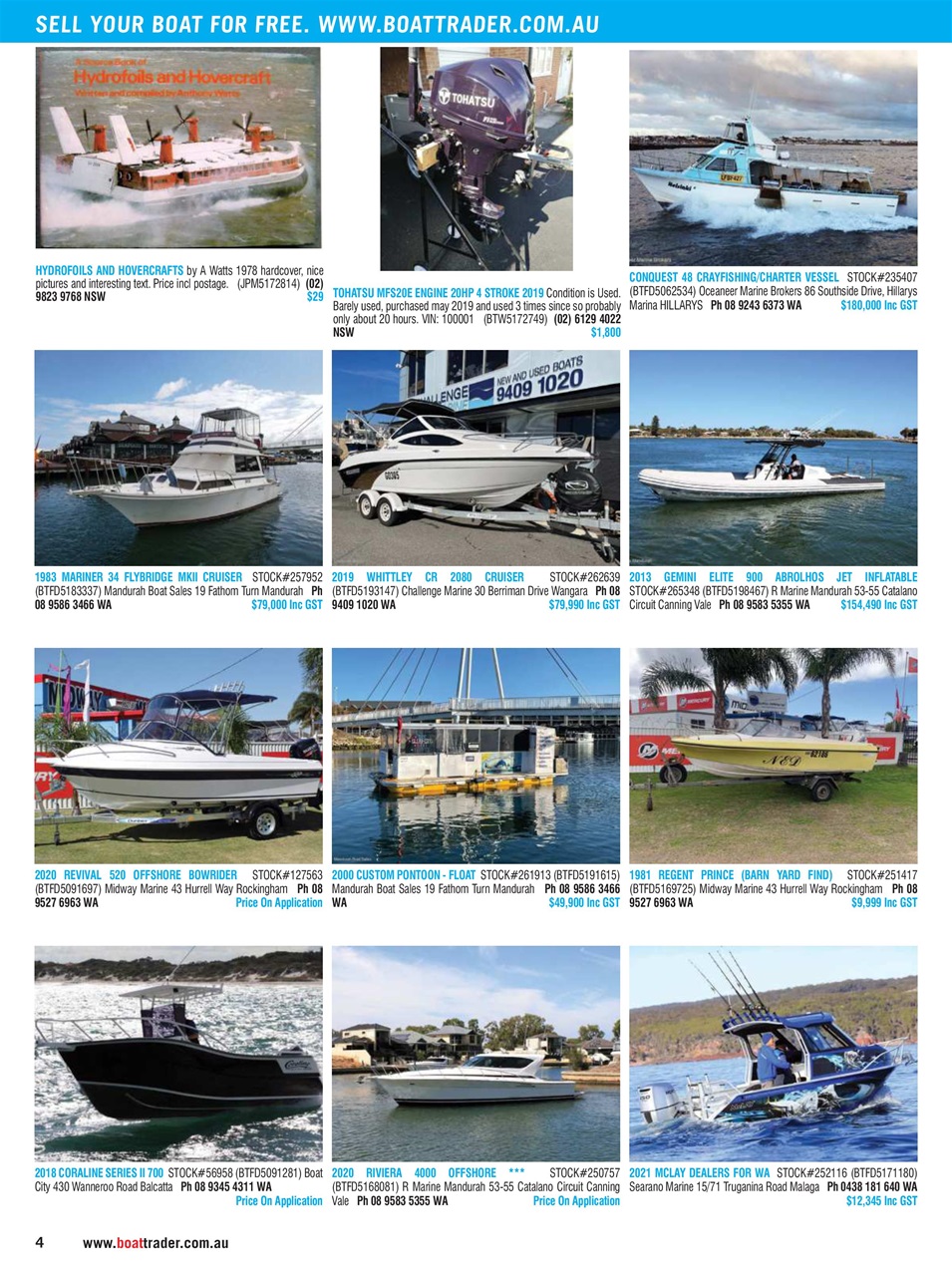 Boat Trader Australia Preview Pages