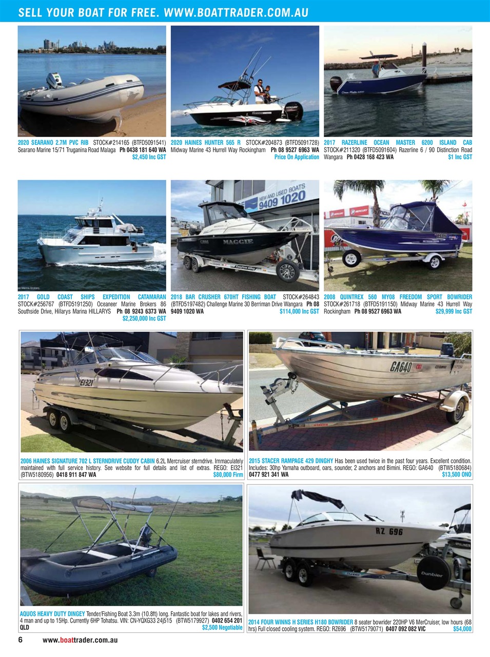 Boat Trader Australia Preview Pages
