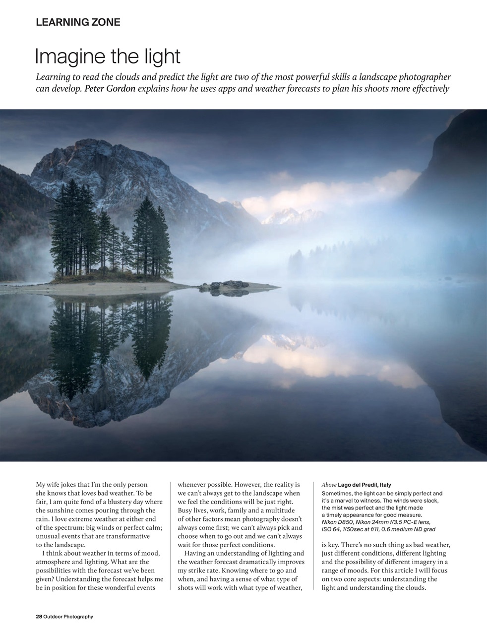 Outdoor Photography Preview Pages