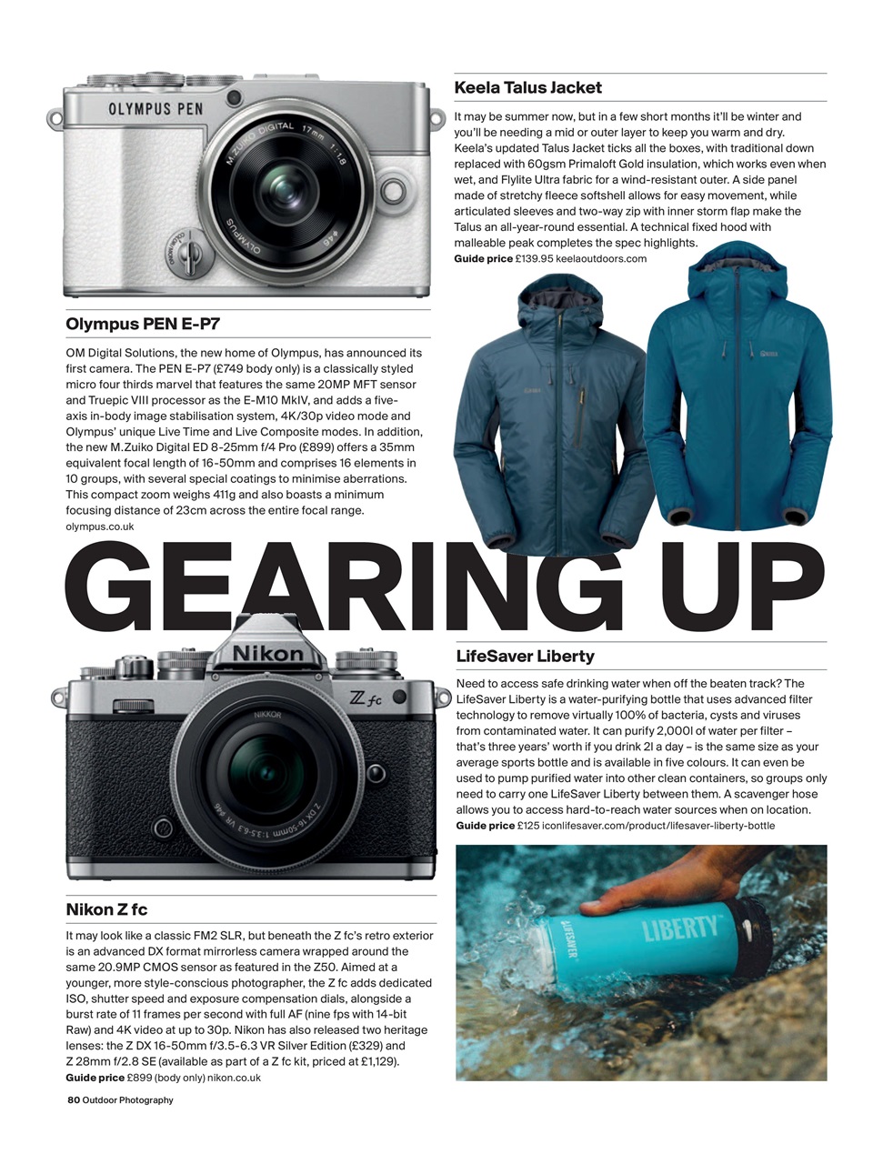 Outdoor Photography Preview Pages