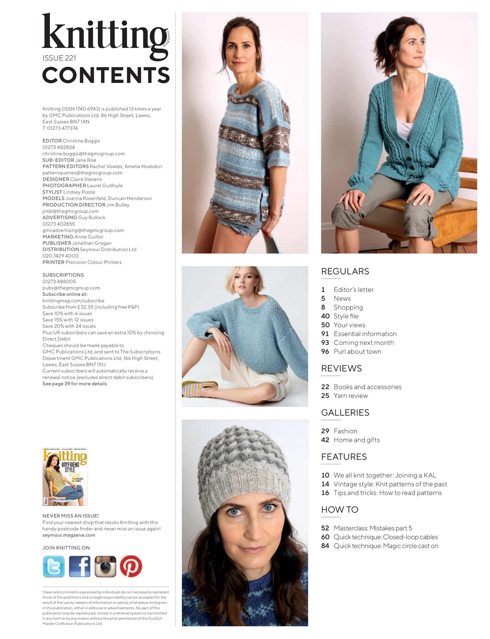 Knitting Preview Pages