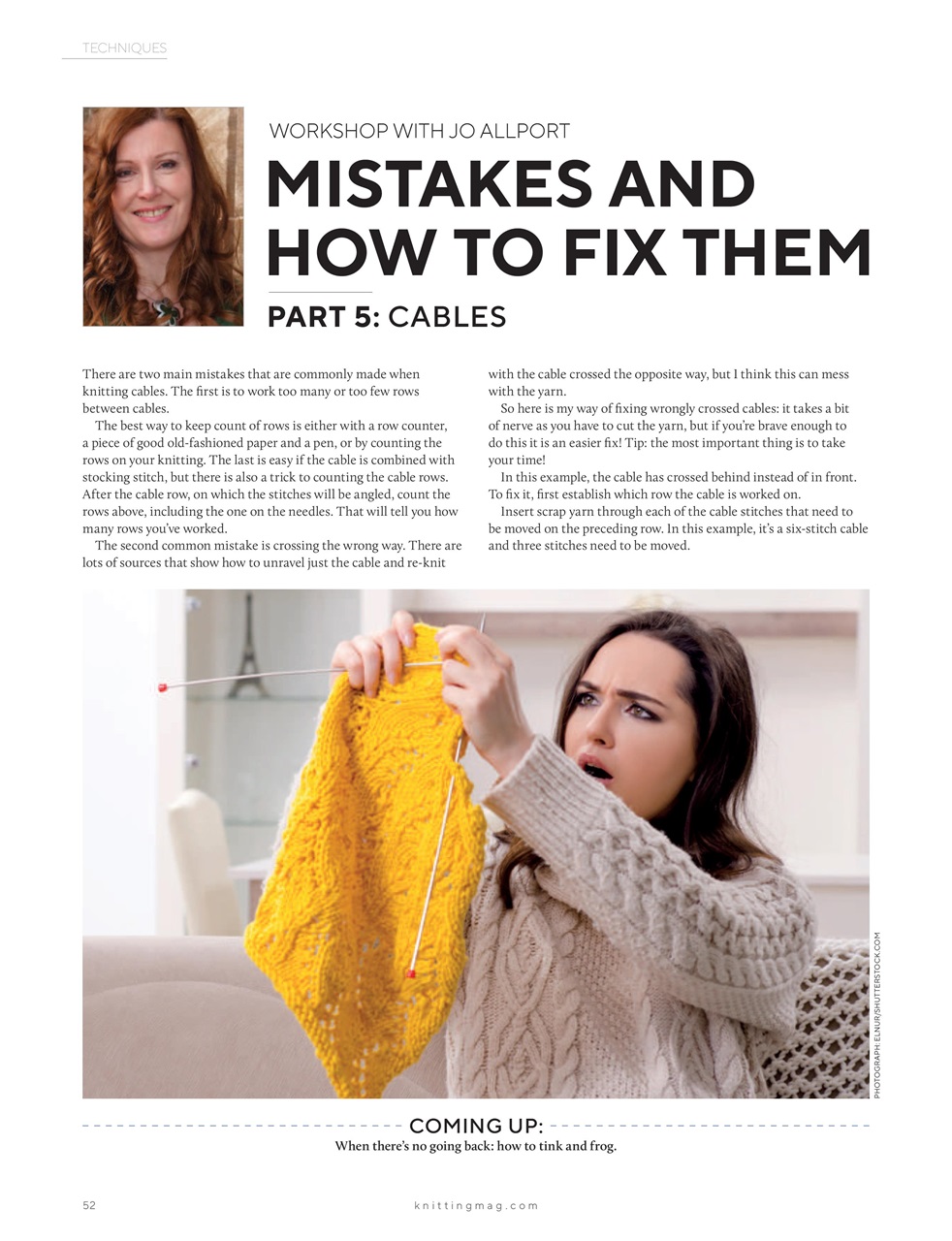 Knitting Preview Pages