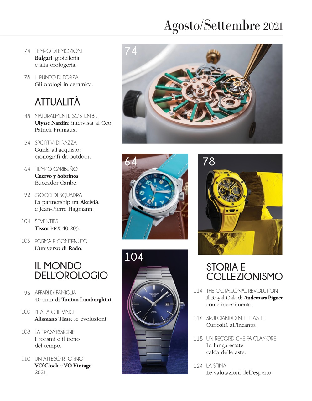 L'Orologio Preview Pages