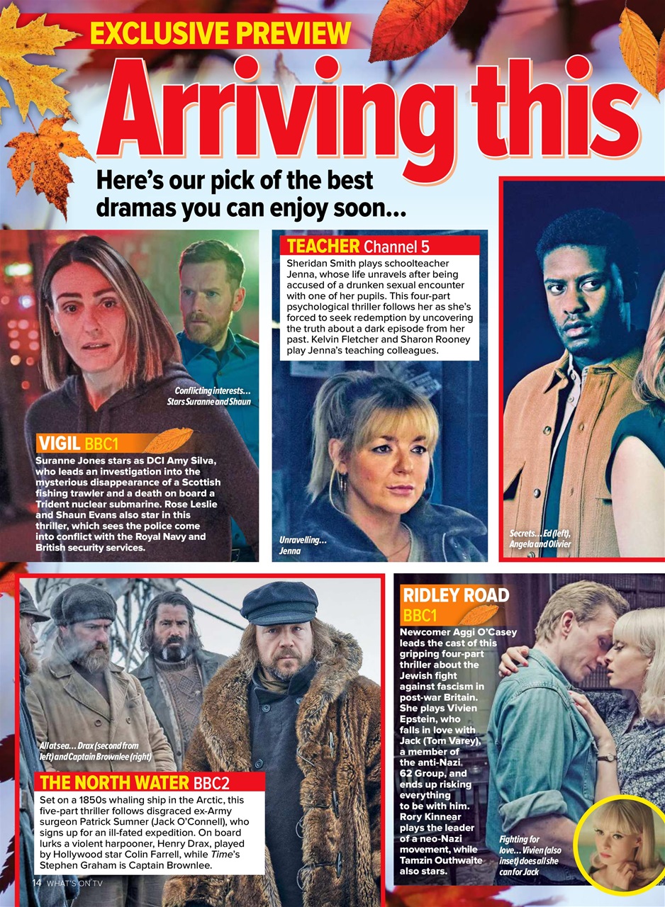 What's on TV Preview Pages