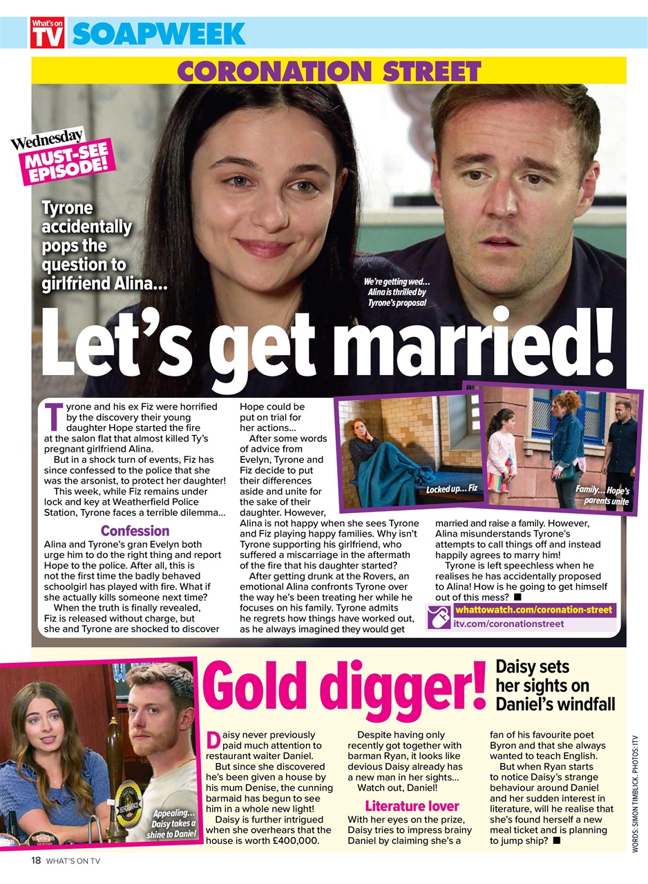 What's on TV Preview Pages