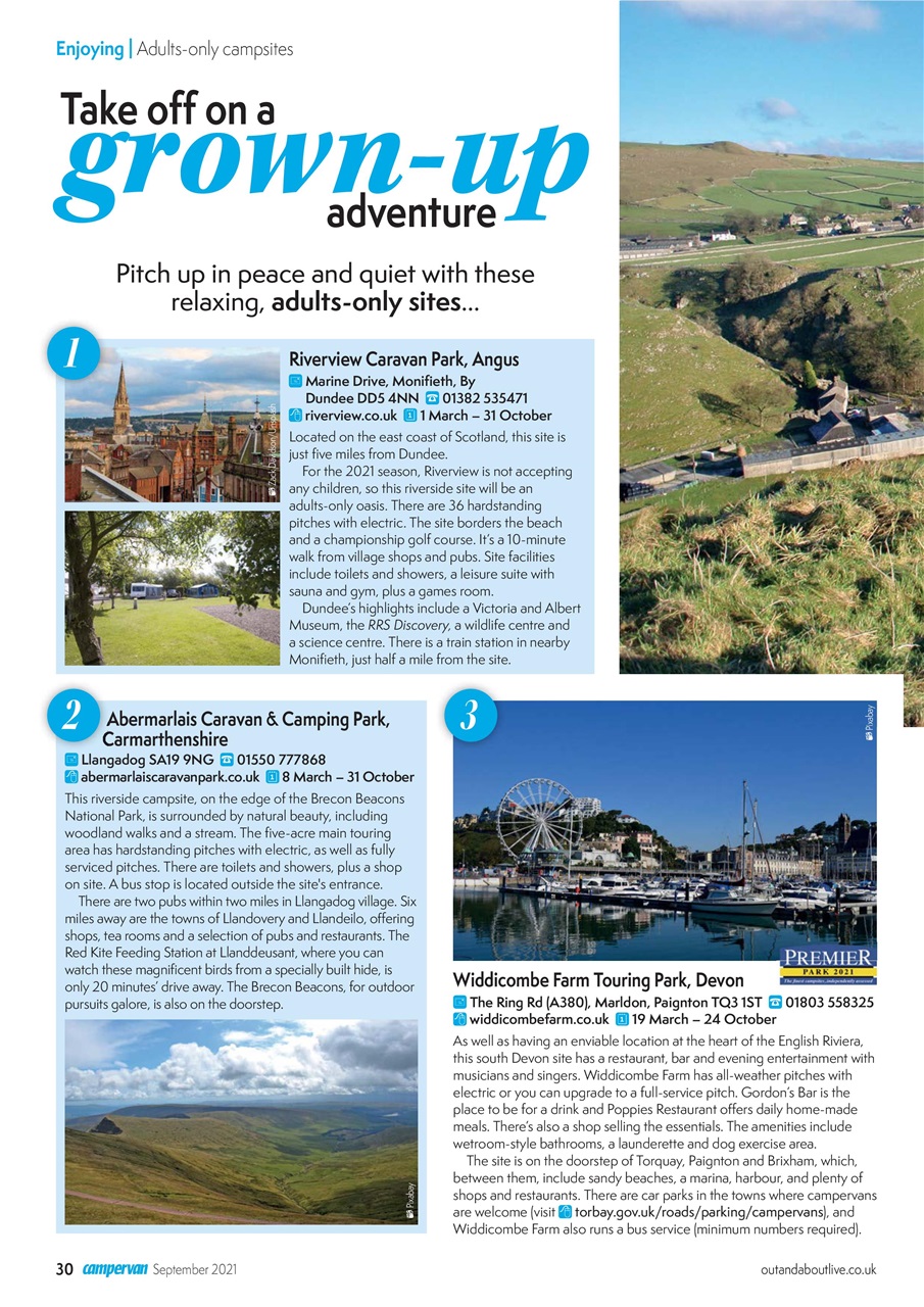 Campervan Preview Pages